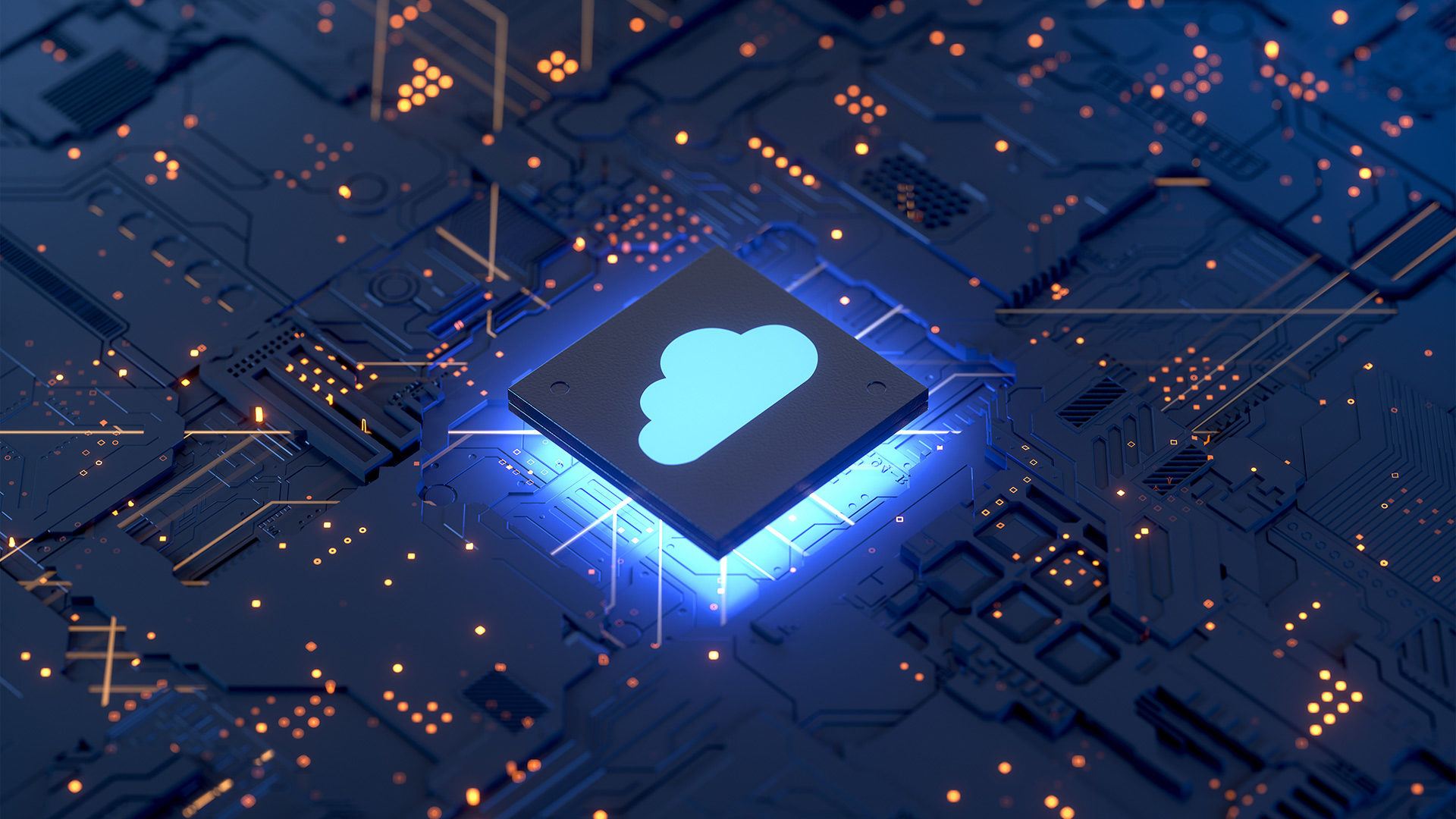 Cloud and Software Development Illustration